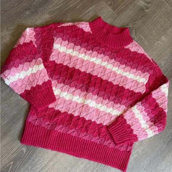 99 Jane Street Women's Pink and White Sweater-size S-NWT - Picture 9 of 10